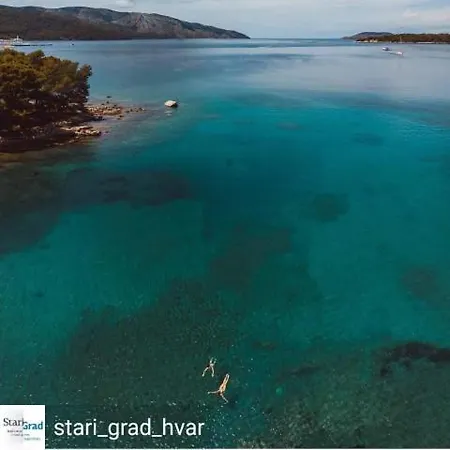 Oleas Hvar - 2 Min To Center Ocean Bus Supermarket House 펜션 *